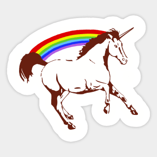 Rainbow Unicorn Sticker